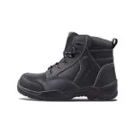 Wright-Hammer-Metaguard 6 | Securadeal Black Work Boot with Padded Collar Reinforced Toe and Rugged Tread Sole for Durability