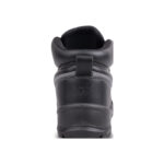 Wright-Hiker-Edge 6 | Securadeal Rear View of a Black Leather Boot with Padded Collar and Pull Tab on White Background