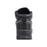 Wright-Hiker-Edge 6 | Securadeal Rear View of a Black Leather Boot with Padded Collar and Pull Tab on White Background