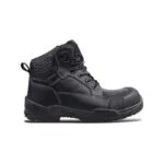 Wright-Sierra Black 4 | Securadeal Black Safety Boot with Rugged Sole and Padded Ankle Wright Brand