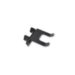 1 | Securadeal Black Metal Mounting Clip with a U shaped Fork and Two Side Tabs