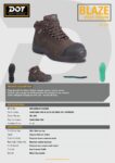 DOT-Blaze-Hiker-Brown-Spec-Sheet | Securadeal