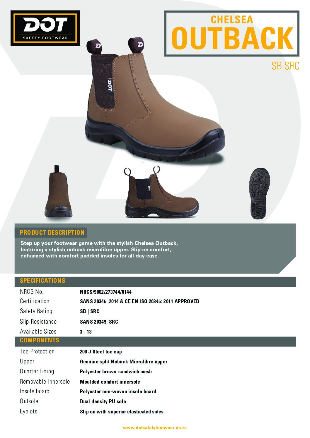 DOT-Chelsea-Outback-Spec-Sheet | Securadeal