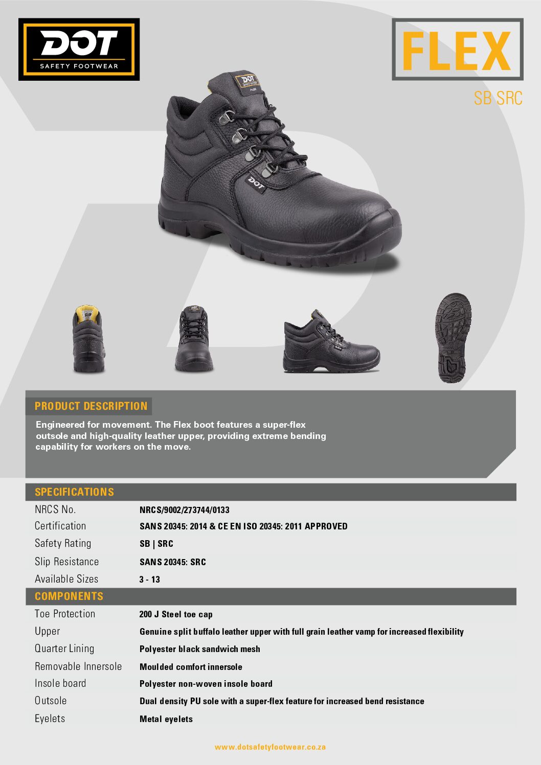 DOT-Flex-Spec-Sheet | Securadeal
