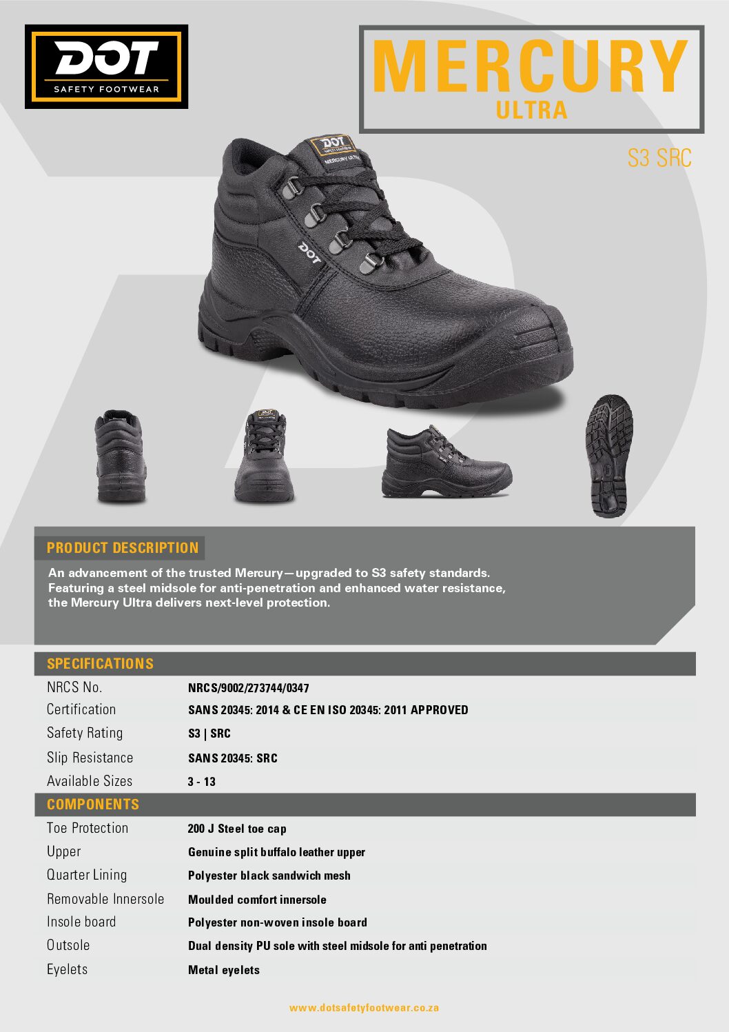 DOT-Mercury-Ultra-Spec-Sheet | Securadeal