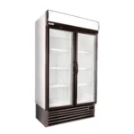 Staycold_Products-05-2 | Securadeal Angled Double door Glass front Commercial Refrigerator with stay Cold Label on Top Rail