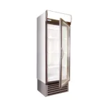 Staycold_Products-10-1 | Securadeal Tall Glass door Display Fridge with Dark Brown Trim and Illuminated Interior Shelves