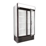 Staycold_Products-14 | Securadeal Commercial Glass door Display Refrigerator with Two Doors and White Interior Shelves Labeled Staycold on the Top Edge