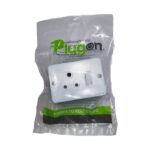 admin-ajax | Securadeal White Wall plug Power Adapter with Three Sockets in Clear Plastic Packaging Brand plug on Visible Green Slogan power to Keep Going