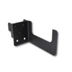 u | Securadeal Black Metal Wall mount Bracket with an L shaped Arm and Multiple Mounting Holes