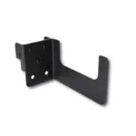 u | Securadeal Black Metal Wall mount Bracket with an L shaped Arm and Multiple Mounting Holes