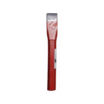 1 | Securadeal Red handled Flat Blade Scraper putty Knife with a Metal Cutting Edge Shown Full length Against a White Background