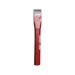 1 | Securadeal Red handled Flat Blade Scraper putty Knife with a Metal Cutting Edge Shown Full length Against a White Background