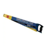 2 | Securadeal Blue and Yellow Hand Saw in Packaging Labeled hand Saw 24 600 with a Black Handle on the Right Side