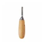 2 | Securadeal Wooden handled Carving Chisel with a Metal Blade Shown Against a White Background