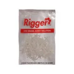 CH0063 | Securadeal Bag of Rigger Tile Spacers 4 Mm Pack of 100 in a White Pouch with Red Rigger Branding and Slogan