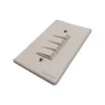 Four gang White Wall Switch Plate with Four Toggle Switches redis​son Branding