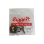 L20073 | Securadeal Small Black Padlock with Two Keys in a Clear Plastic Bag Branded Rigger one Brand Every Solution