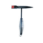 Untitled-1 | Securadeal Long Metal Coil Spring with a Curved Hook at the End and a Flat T bar on Top a Hand operated Spring Tool