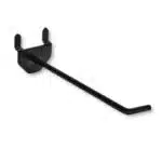 1 | Securadeal Black Wall mounted Coat Hook with a Curved Rod like Arm for Hanging Items