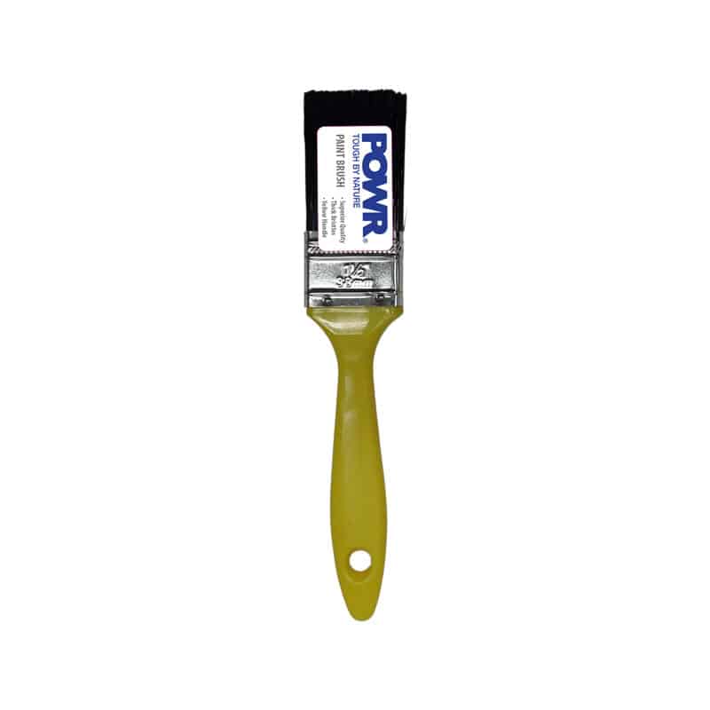 B40464 | Securadeal Yellow handled Paintbrush with Black Bristles Ready for Painting