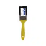 B40465 | Securadeal Yellow handled Paintbrush with Black Bristles and a Metal Ferrule Ready to Paint