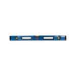 T11539 | Securadeal Blue Spirit Level Laid Horizontally with Two Inner Bubble Vials for Level Checking Used to Ensure Surfaces Are Plumb and Level