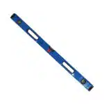 T11540 | Securadeal Blue Long Spirit Level with Two Bubble Vials Laid Diagonally for Checking Horizontal Alignment