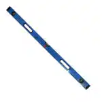 T11541 | Securadeal Blue Aluminum Spirit Level with Two Bubble Vials Shown at an Angle for Checking Level