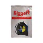 T11546 | Securadeal Rigger Measuring Tape in White Packaging with Red Logo and Slogan Shows a Tape Reel Image on the Front