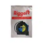 T11548 | Securadeal White Packaging with a Red rigger Logo and Slogan one Brand Every Solution Containing a Black and blue 75m X 25mm Measuring Tape Inside the Case