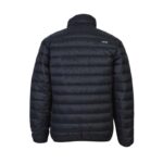 s-zoom 2 | Securadeal Back View of a Black Quilted Puffer Jacket with a High Collar and the Jcb Logo on the Upper Back Edge