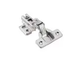 RWGRF-CHI-1 — front | Securadeal Concealed Chrome Cabinet Hinge with Mounting Plates and a Cup for Mounting a Door Edge