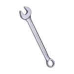 RWG541106 — vertical | Securadeal Metal Combination Wrench with an Open end on One Side and a Box end on the Other Silver Finish