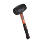 RWG590417 — vertical | Securadeal Rubber headed Mallet with an Orange and black Grip Handle Angled Presentation