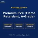 03_material-1jpg | Securadeal Powr Pvc Flame Retardant Insulation Tape 20m × 18mm Premium Electrical Lighting from Powr