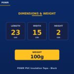 Powr Pvc Flame Retardant Insulation Tape 20m × 18mm   Premium Electrical  Lighting from Powr