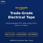 05_feature-1jpg | Securadeal Powr Pvc Flame Retardant Insulation Tape 20m × 18mm Premium Electrical Lighting from Powr