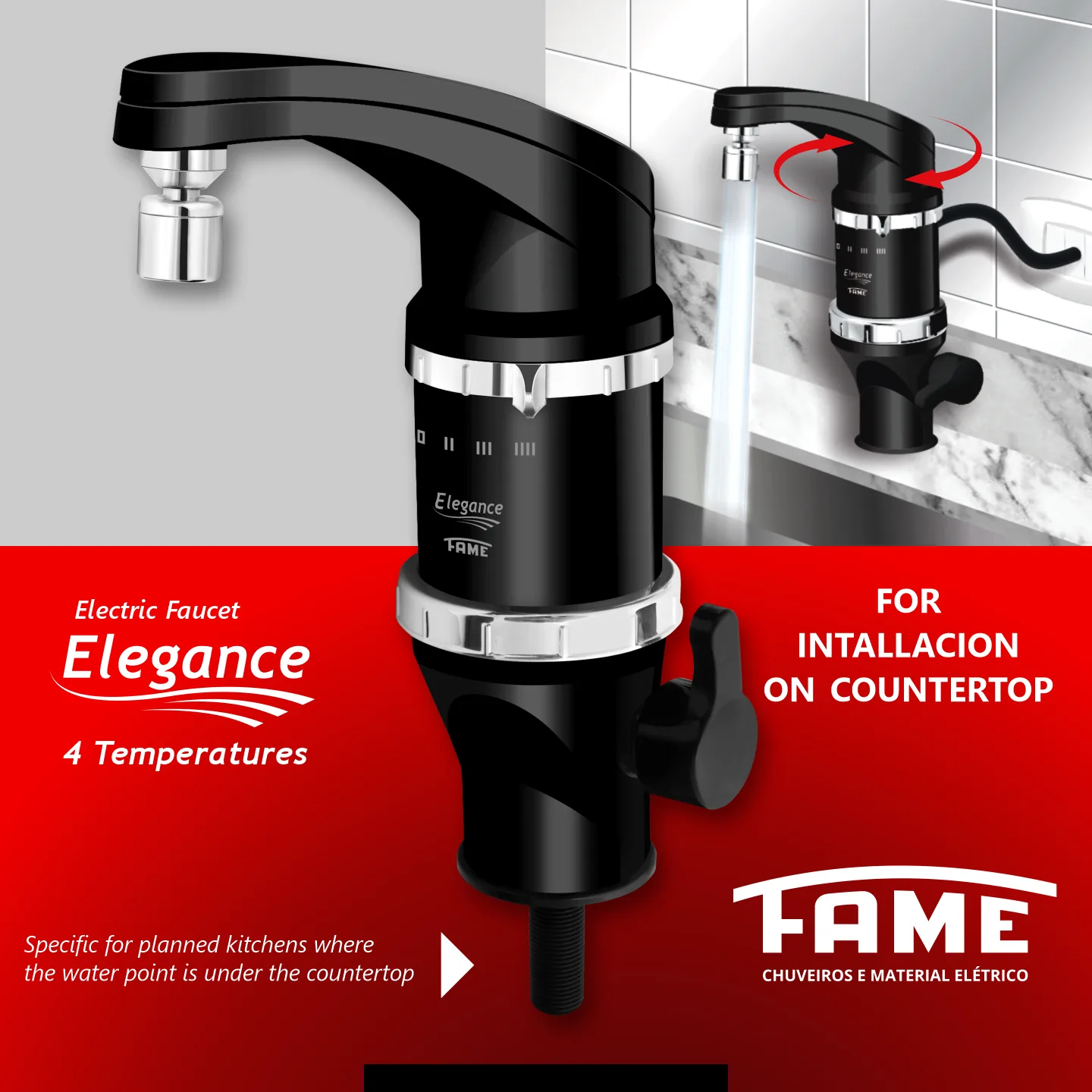 Fame Elegance Faucet   Premium Bathroom Appliances from Fame