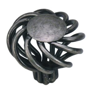 ROCO Knob Spiral Bird Cage Pewter - Premium Squeegees from Roco