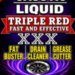 Triple Red Caustic Soda Liquid 1 Litre   Premium Cleaning  Household from Triple Red