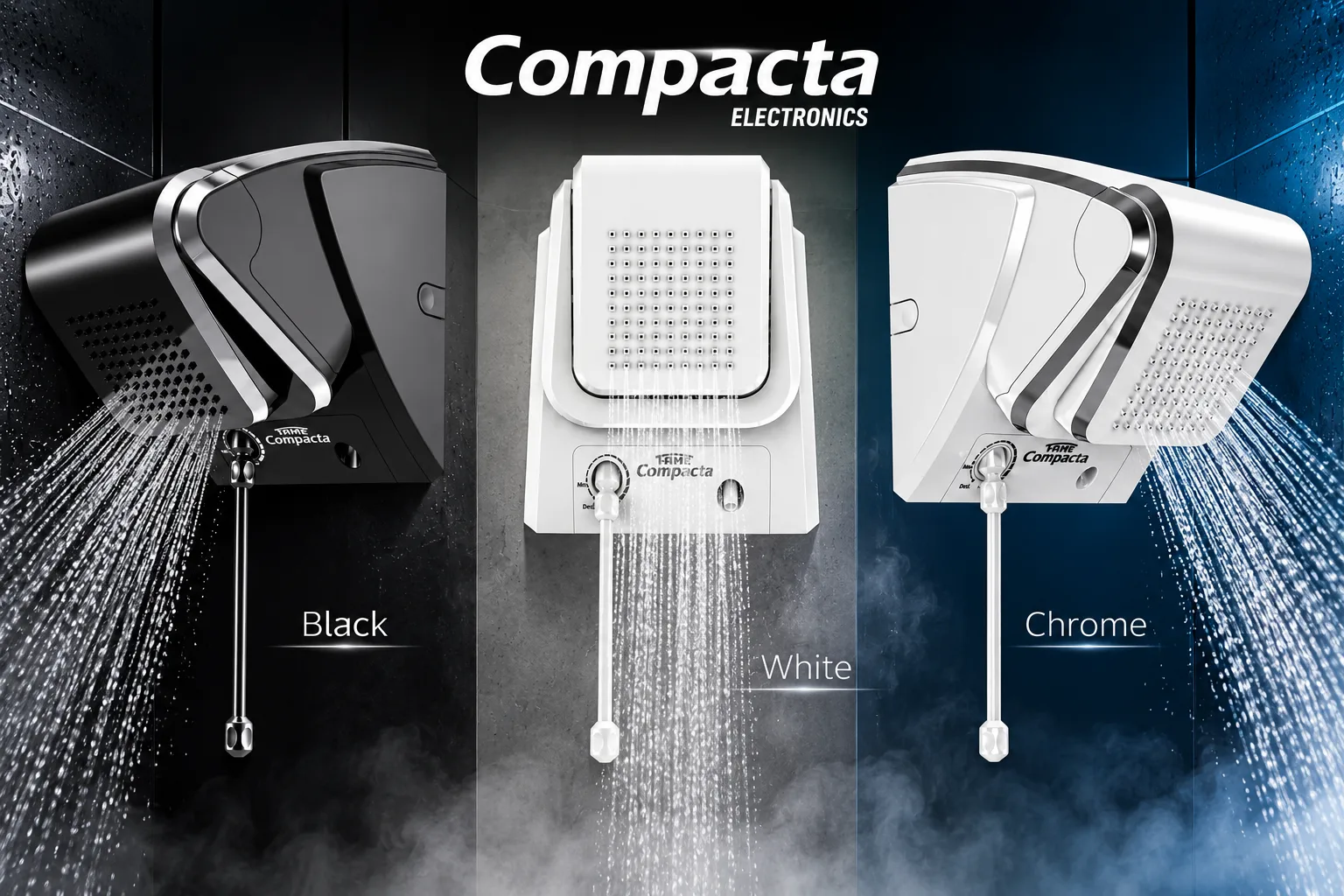 FAME Compacta Electronic Shower - Premium Squeegees from Securadeal