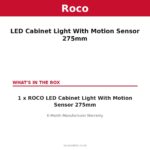 Roco Led Cabinet Light with Motion Sensor 275mm  Whats in the Box