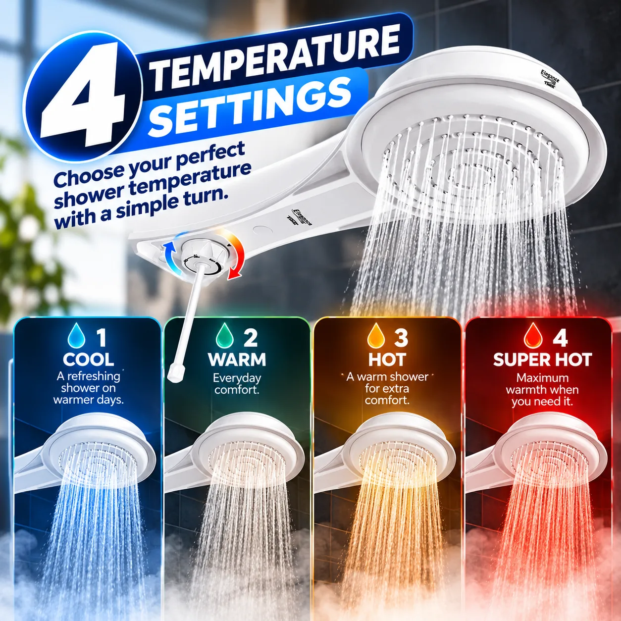 4 Temperature Settings