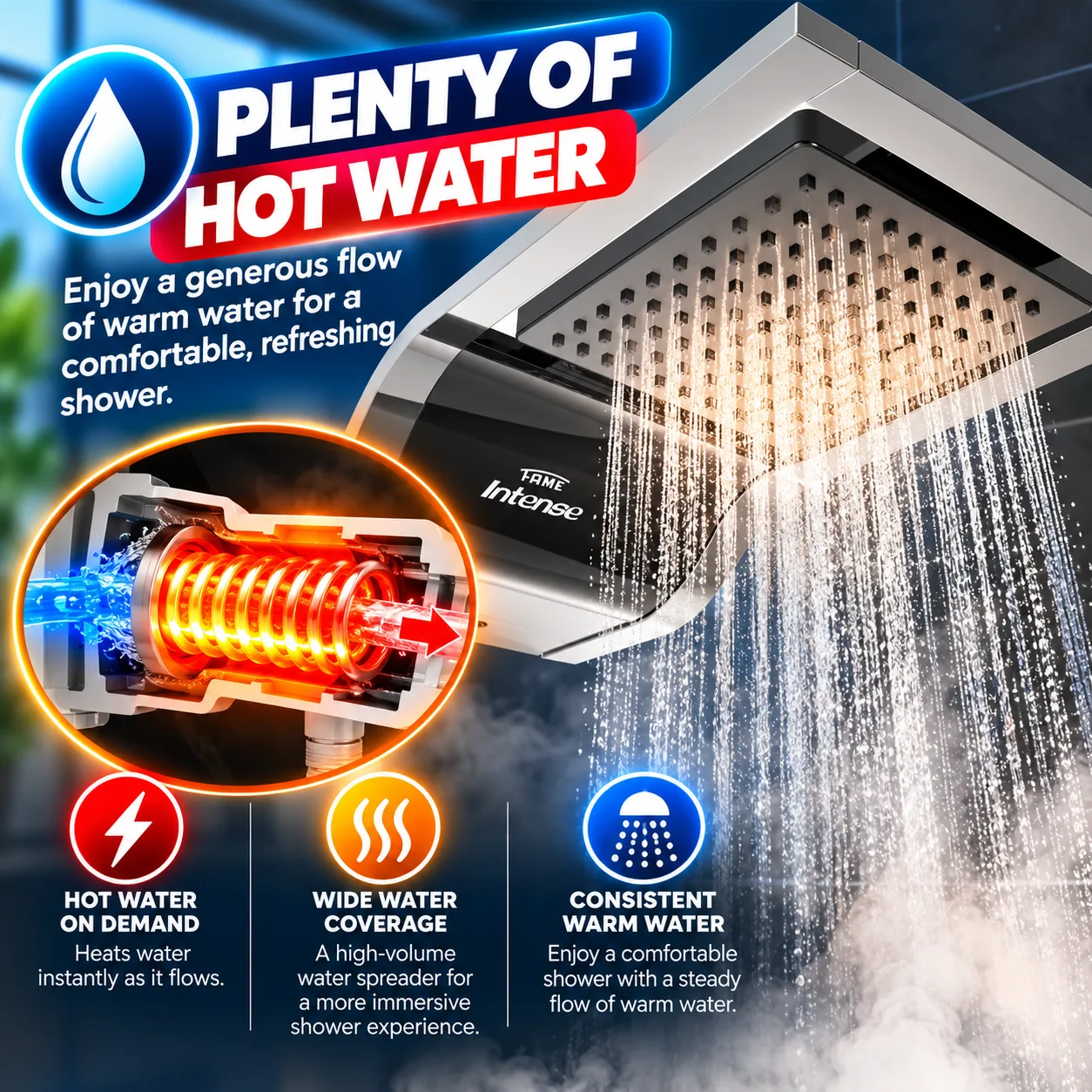 Hot water on demand