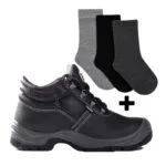 VP0001 | Securadeal Value Pack Argon Black + 3pairs Socks Premium Safety Ppe Workwear from Dot