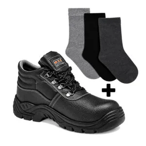 DOT Contractor Safety Boot With 3 Pairs Of Socks Value Pack