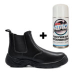 VP0025 | Securadeal Value Pack Contractors Chelsea Blk + Shoe Sanitizer Premium Safety Ppe Workwear from Dot