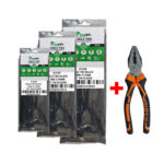Value Pack Powr Paintable Acry Wht+ Skeleton Gun + Knife   Premium Squeegees from Securadeal