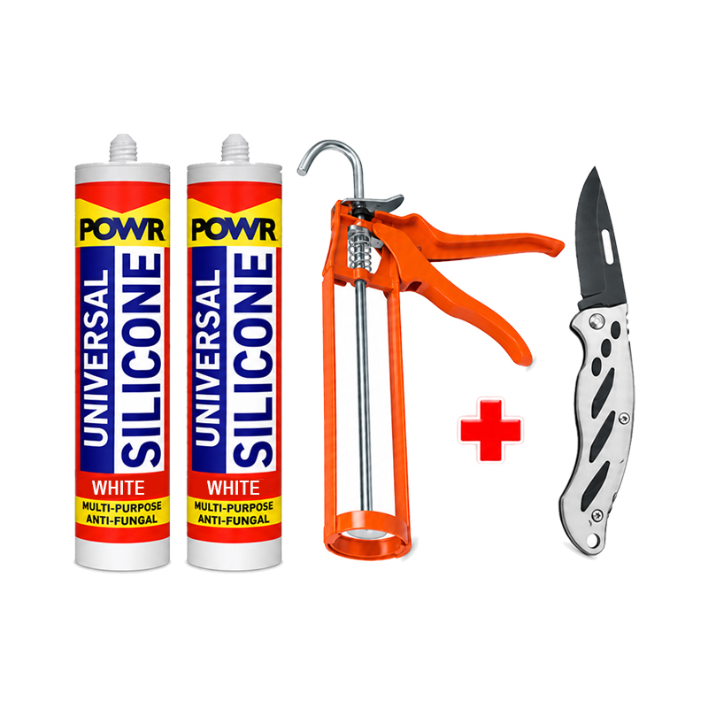 VP0036 A | Securadeal Value Pack Powr Paintable Acry Wht+ Skeleton Gun + Knife Premium Squeegees from Securadeal